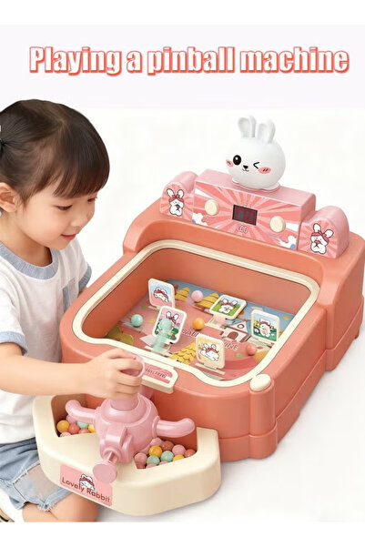 Generic Desktop pinball machine toy Elastic ball game console Desktop football toys