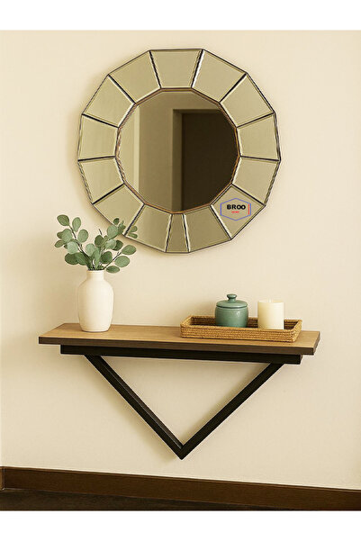 BROOHOME Dresuar ayna önü masa sehpa kahve köşesi konsol duvar rafı