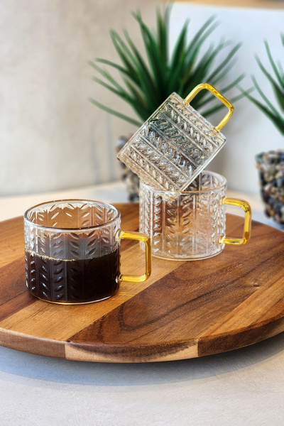 Gifts and More Hacı Ali 6-Piece Patterned Mug -150 ml