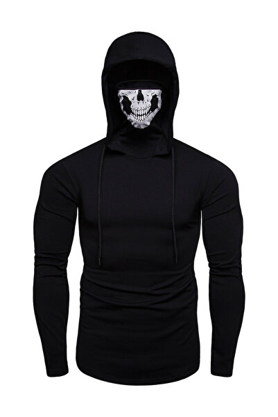 Take Two By Styli Men Solid Long Sleeve Hoodie