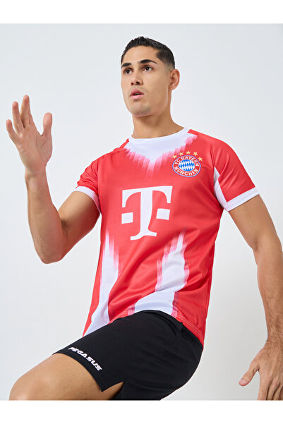 Take Two By Styli Men Logo Print Short Sleeves Sports T-Shirt