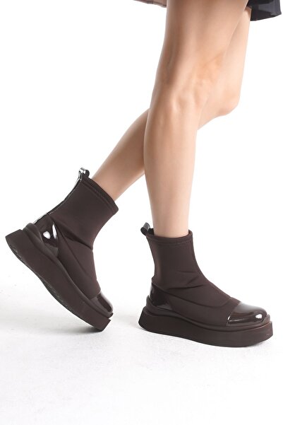 FEMME Kadın Kalın Taban Streç Günlük Bot Sasha
