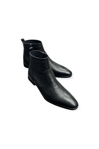 şık kundura Genuine Leather Special Production Handmade Men's Boots