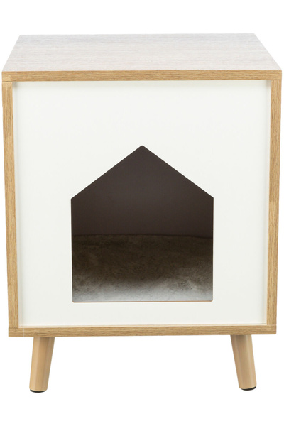 Trixie Isa wooden house, 40x50x40 cm, Light Brown/White