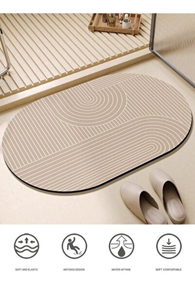 Generic Anti-Slip Absorbent Mats – Quick Dry Washable for Bathroom/Kitchen/Toilet/Shower
