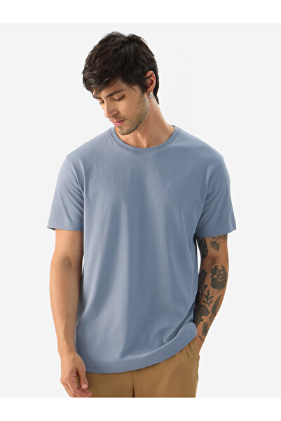 The Souled Store By Styli Men Blue Stonewash T-Shirt