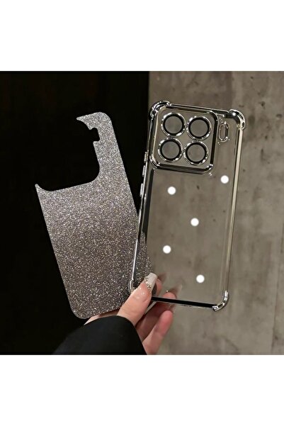 Generic Magnetic Glitter Case for Xiaomi 15T Pro，Sparkly Stand，Makeup Mirror，Gradient Xiao mi 15 T Pro Cover