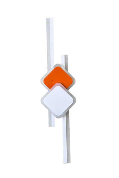 luminastar LED Wall Light 60W, White + Orange, 3000/4000/6000K