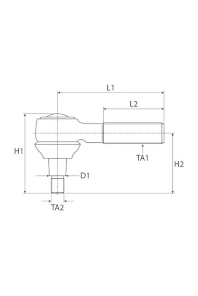 REINHOCH Renault tie rod end 7700681806