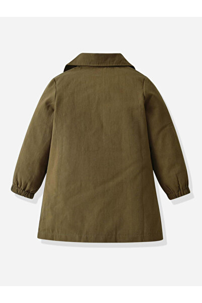 Take Two By Styli Solid Cotton Double-Breasted Coat