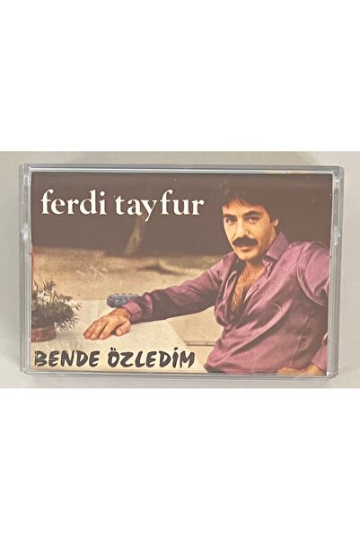 Uzelli Müzik Ferdi Tayfur Bende Özledim Kaset (Orijinal Dönem Baskı Kaset)