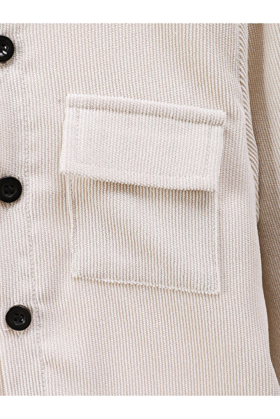 Take Two By Styli Boy's Solid Pocket Detail Button Up Shirt