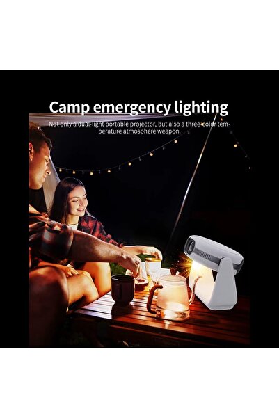 Generic K1 Smart 4K Mini Projector, 380 ANSI Lumens, Android 11, Built-in Battery