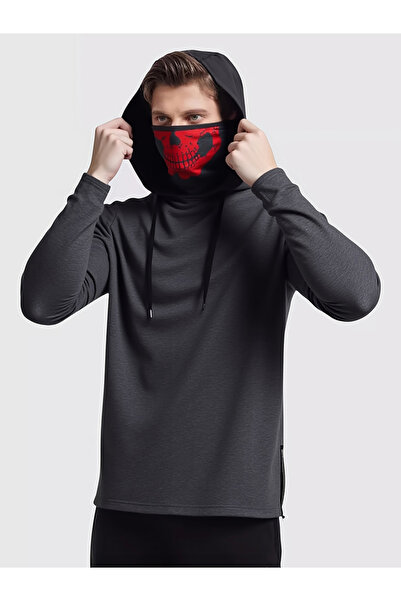 Take Two By Styli Men Solid Long Sleeve Hoodie
