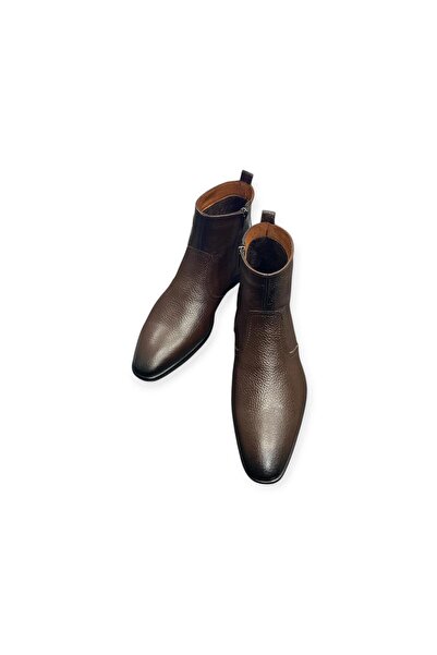 şık kundura Genuine Leather Special Production Handmade Men's Boots