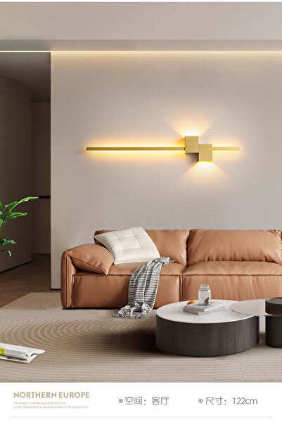 RFAN LED Wall Lamp, Model B118, 3 Light Types, 38W, gold