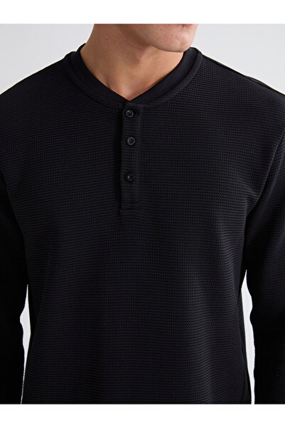 LC Waikiki Crew Neck Long Sleeve Men's T-Shirt