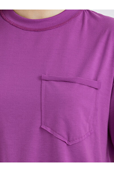 Take Two By Styli Purple Boxy Fit T-Shirt
