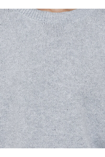 Styli Grey Regular Fit Round Neck Sweater