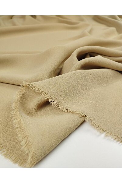 Kumaş Parça Креп-тканина кольору молочного кави (ширина 145 см x довжина 215 см)