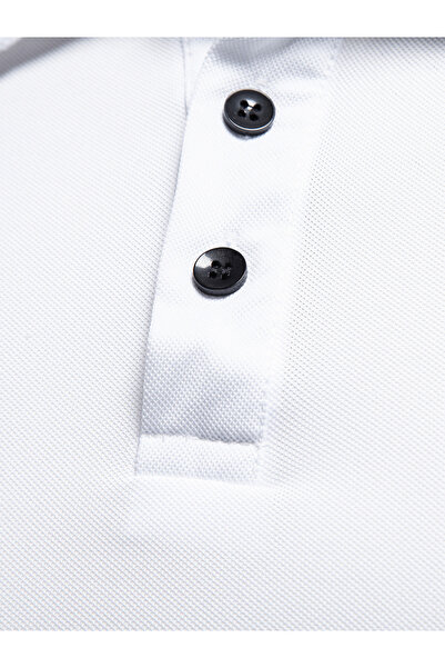 Take Two By Styli Men Striped Long Sleeve Polo Shirt