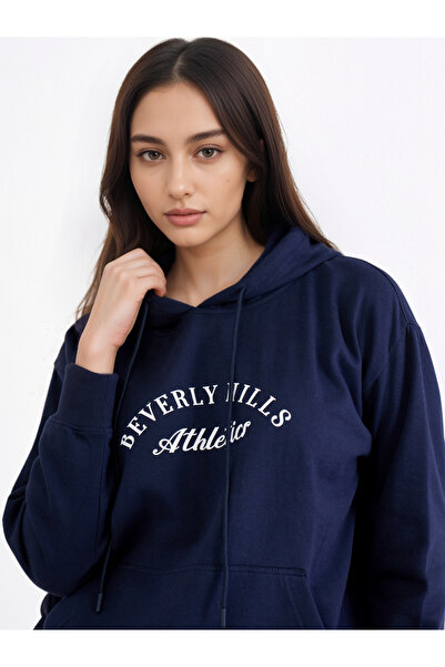 Styli Navy Blue Beverly Hills Athletics Hoodie