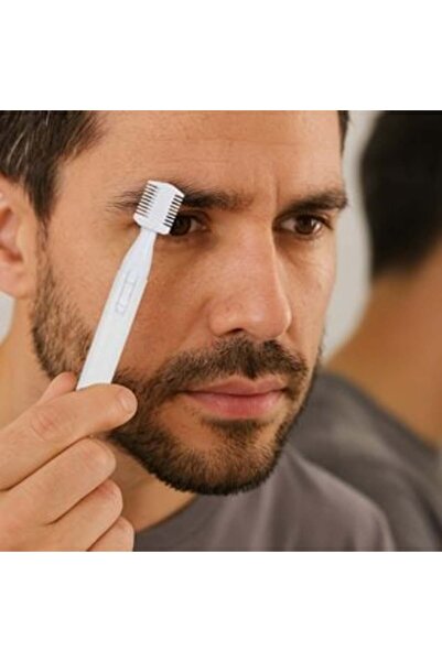 Silver Star White Eyebrow Trimmer