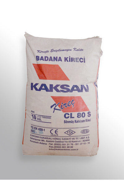 Kaksan Kireç Badana Kireci Sönmüş 10 KG