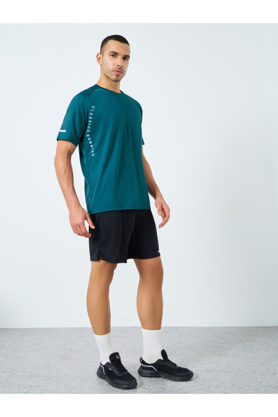 Styli Regular Fit Side Placement Print Detailing Athleisure T-Shirt