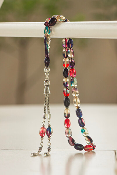 Tesbih Otağı Kalemkar Fire Amber Prayer Beads