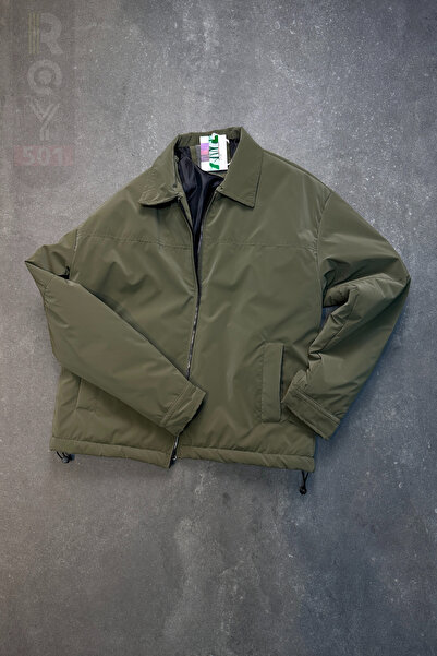 ROY501 Jachetă pentru bărbați Jachetă de iarnă rezistentă la vânt Jachetă ușo...