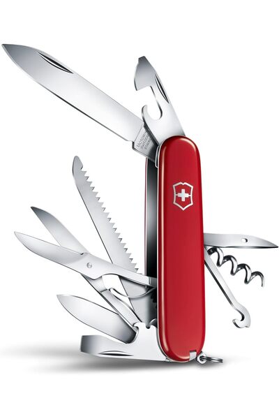 Victorinox Huntsman Swiss Army Knife - Red