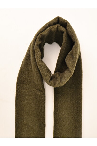 ICONE BAG Solid Color Acrylic Shawl Scarf Khaki Shawl