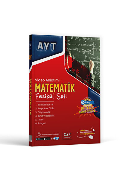 Çap Yayınları Çap Fasikül AYT Matematik Video Anlatımlı Fasikül Seti