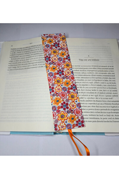 Amma Design Cotton Bloom handmade bookmark