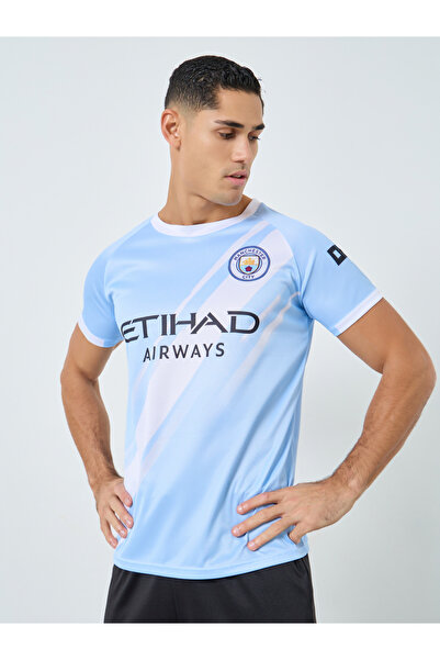 Take Two By Styli Men Logo Print Short Sleeve Sports T-Shirt