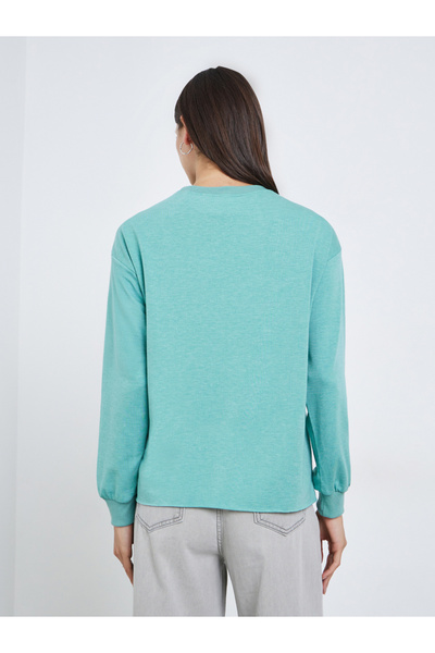 Take Two By Styli Green Howdy Graphic Regular Fit T-Shirt