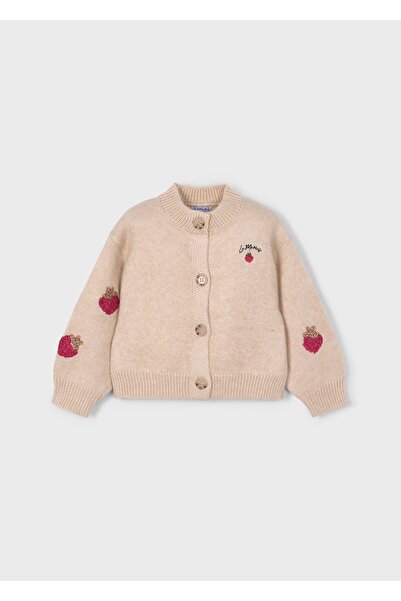 MAYORAL Дівчачий светр з вишивкою у вигляді полуниці