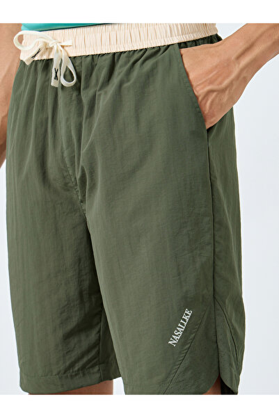 Styli Men Green Regular Fit Athleisure Shorts