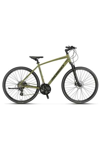 Mosso LEGARDA-PRO-X21-MSM ERKEK ŞEHİR BİSİKLETİ 510H HD 28 JANT 21 VİTES YEŞİL SİYAH