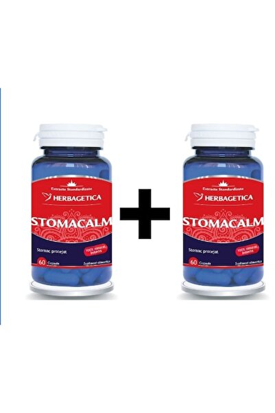 herbagetica StomacCalm Herbagetica, Pack 60 + 60 capsules – Easy digestion and gastric protection