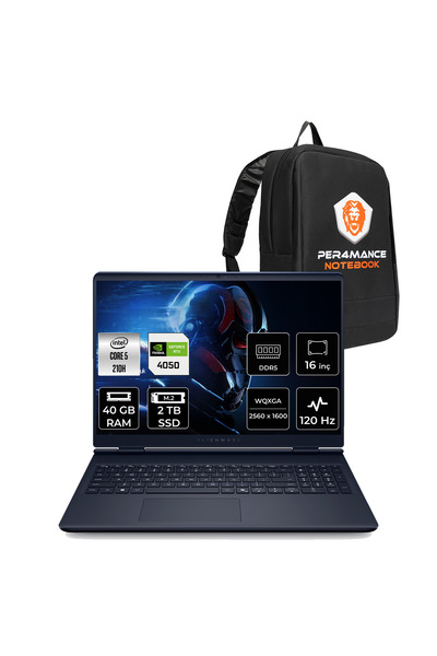 Dell Alienware 16 Aurora Core5 210H 40GB 2TB SSD RTX4050/6GB 85W 16" 2K QHD+ ...