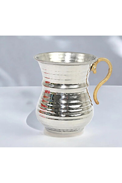 ORJİNAL BAKIR AYRAN BARDAĞI GÜMÜŞ 6’lı set