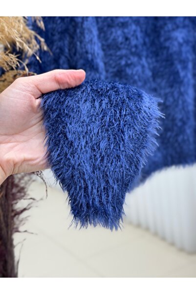 BENAHOLL Alyona Short Soft Sweater-Zi̇5576 Navy Blue