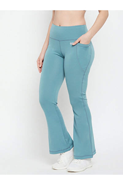 Clovia By Styli Comfort Fit Flared Yoga Pants with Side Pockets