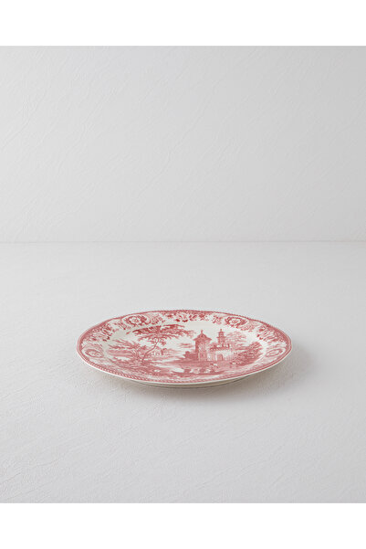 English Home Preston Stoneware Servis Tabağı 26 cm Bordo