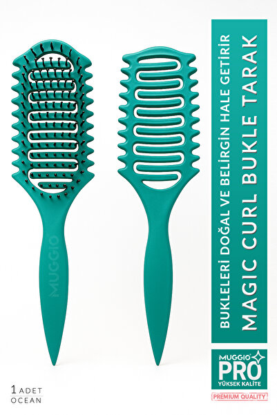 Muggio Magic Curl Bukle Belirginleştirici Pro Saç Tarağı