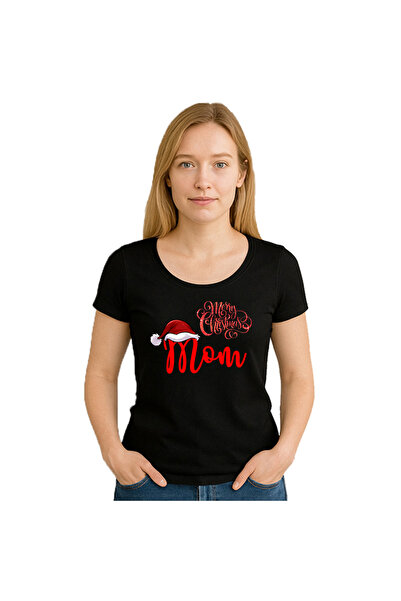 OEM Tricou dama MOM Christmas 100% bumbac