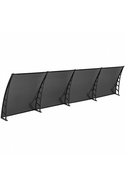 SUNDURMAGROSS COSMOS Kapı Pencere Üstü Pratik Sundurma 105X480 - Siyah