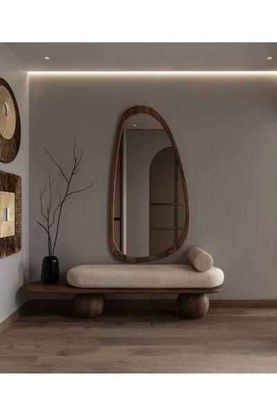 larissa design ahşap puf bench /kürelerimiz masiftir